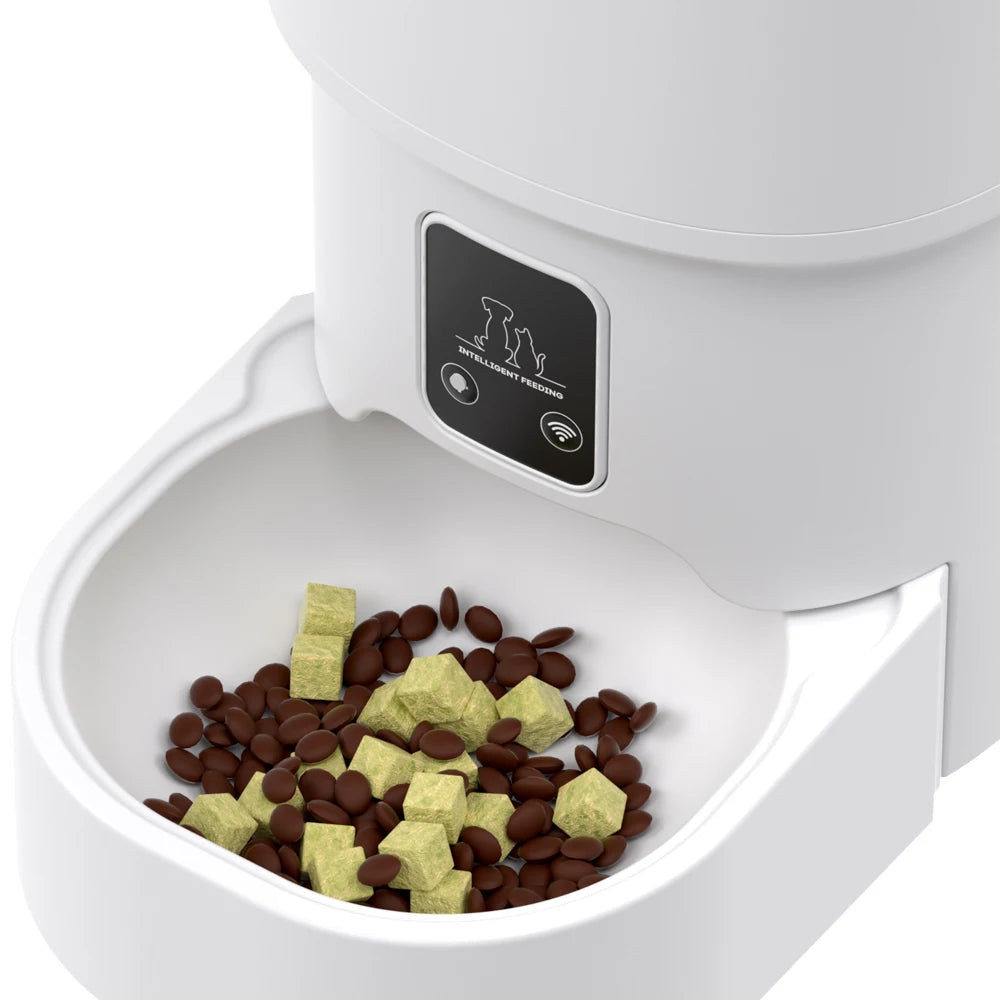 4L WiFi Smart Automatic Pet Feeder – App Controlled Cat & Dog Feeder