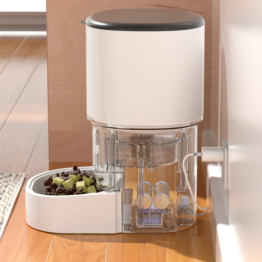 4L WiFi Smart Automatic Pet Feeder – App Controlled Cat & Dog Feeder