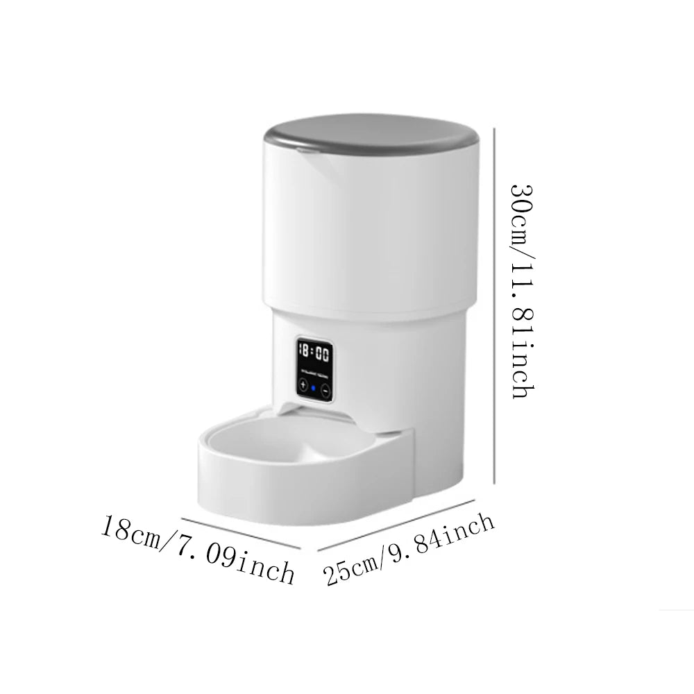 4L WiFi Smart Automatic Pet Feeder – App Controlled Cat & Dog Feeder