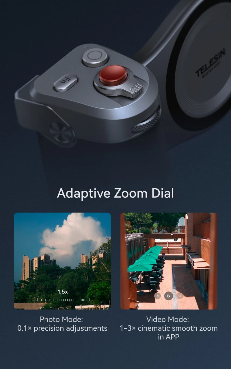 TELESIN Master Phone Camera Grip for iPhone 17 Pro / Pro Max