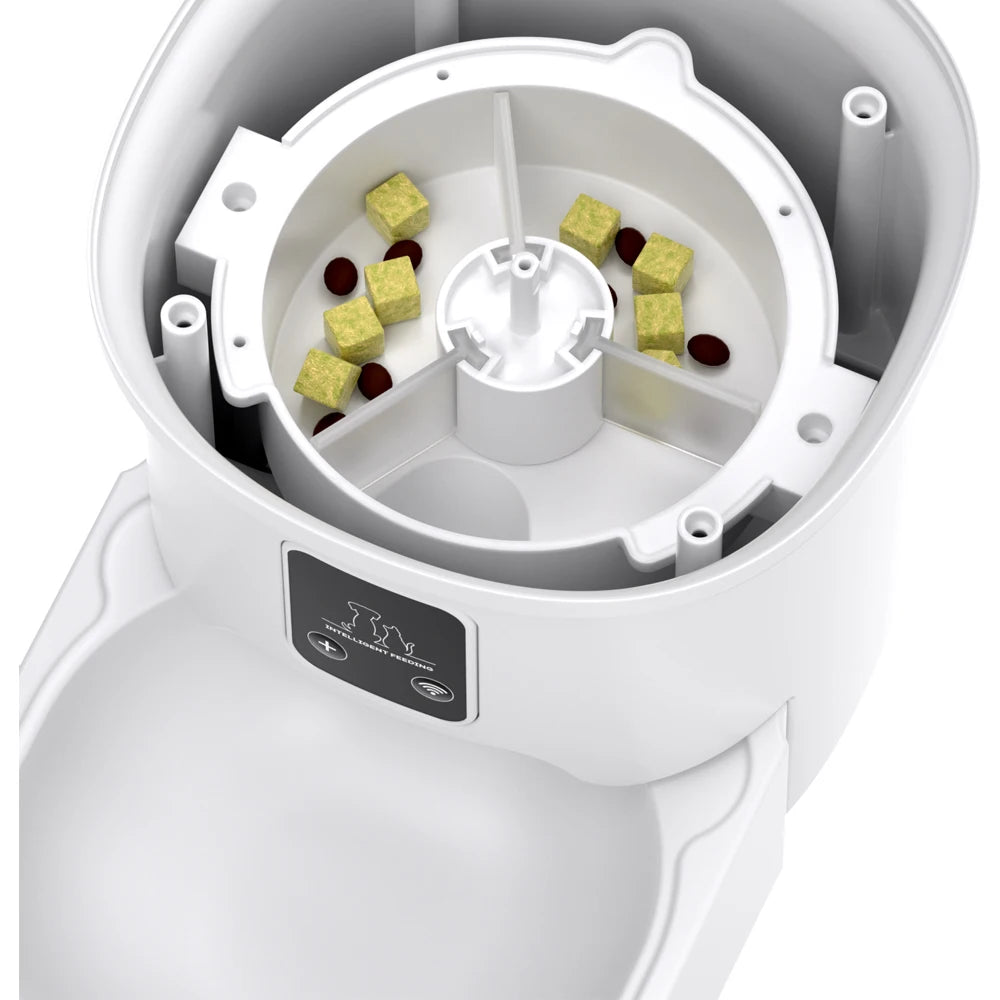 4L WiFi Smart Automatic Pet Feeder – App Controlled Cat & Dog Feeder