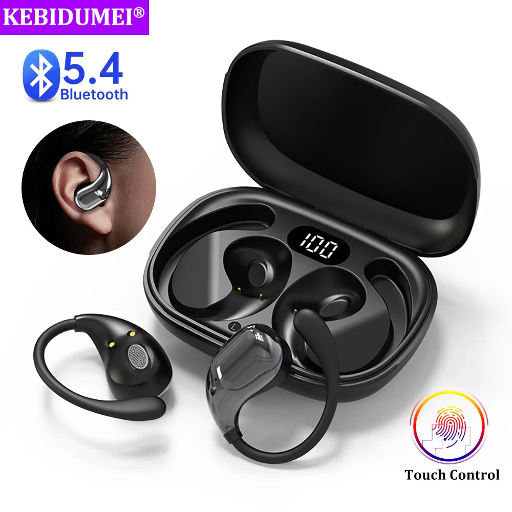 Bluetooth 5.4 Ear Hook TWS Headphones